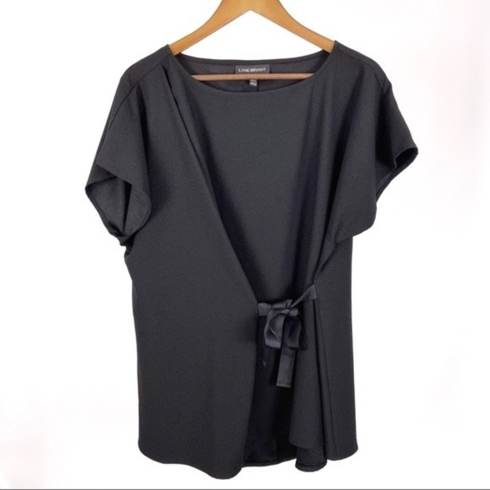 Lane Bryant Tie Front Blouse